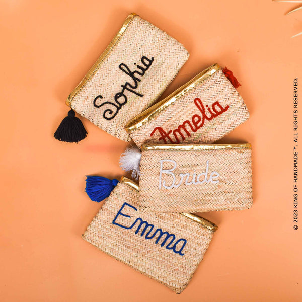 Chic Bride, Custom Style: Straw Clutch Delight!